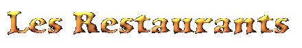 les restaurants